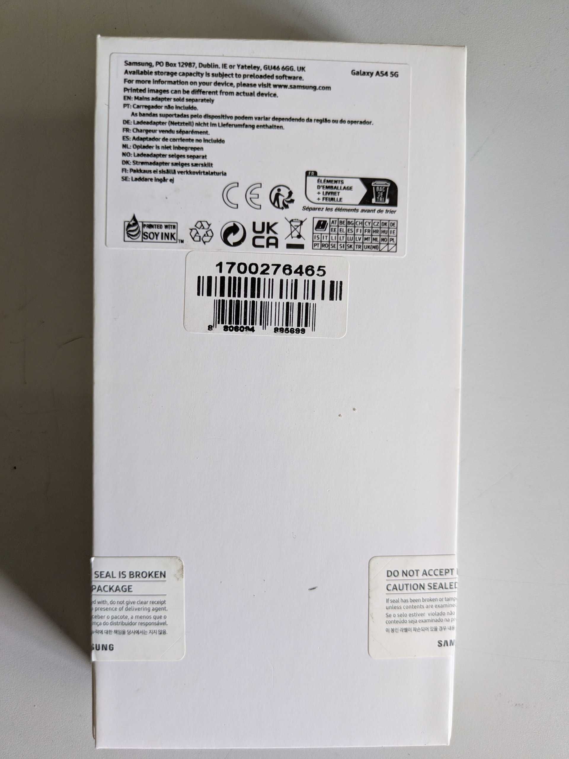 Samsung Galaxy A54 5G na caixa com Fatura e GARANTIA