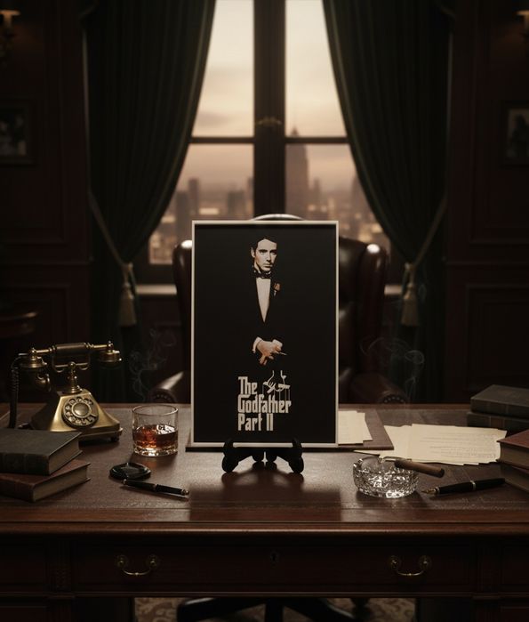 Posters 3D - The GODFATHER I, II e III.