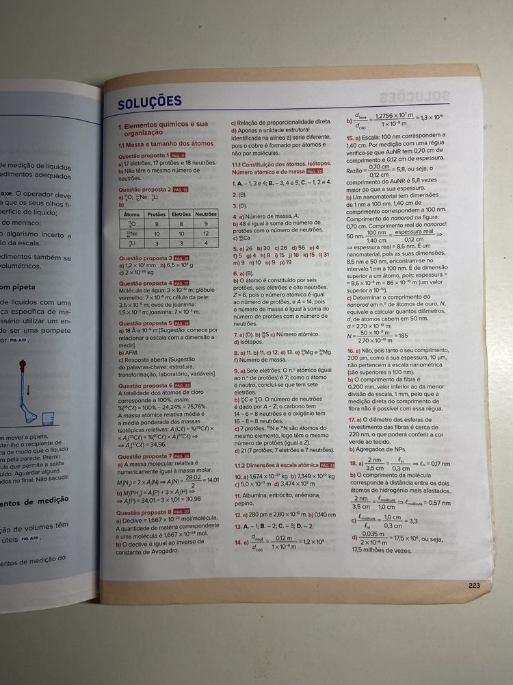 Manual Química 10.º Ano – Física e Química A | Texto Editora