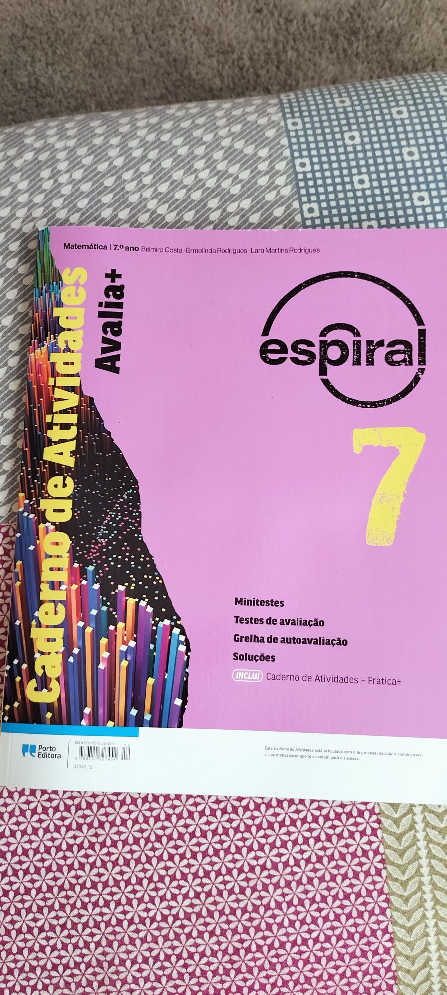 Caderno de atividades de Matemática do 7° ano espiral