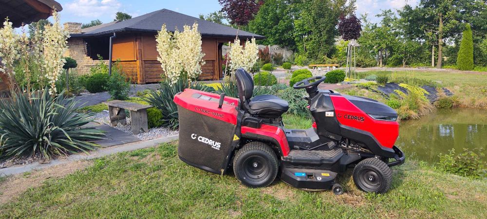 Kosiarka traktorek Cedrus 103HC demo Premium Okazja gwarancja 5 godzin