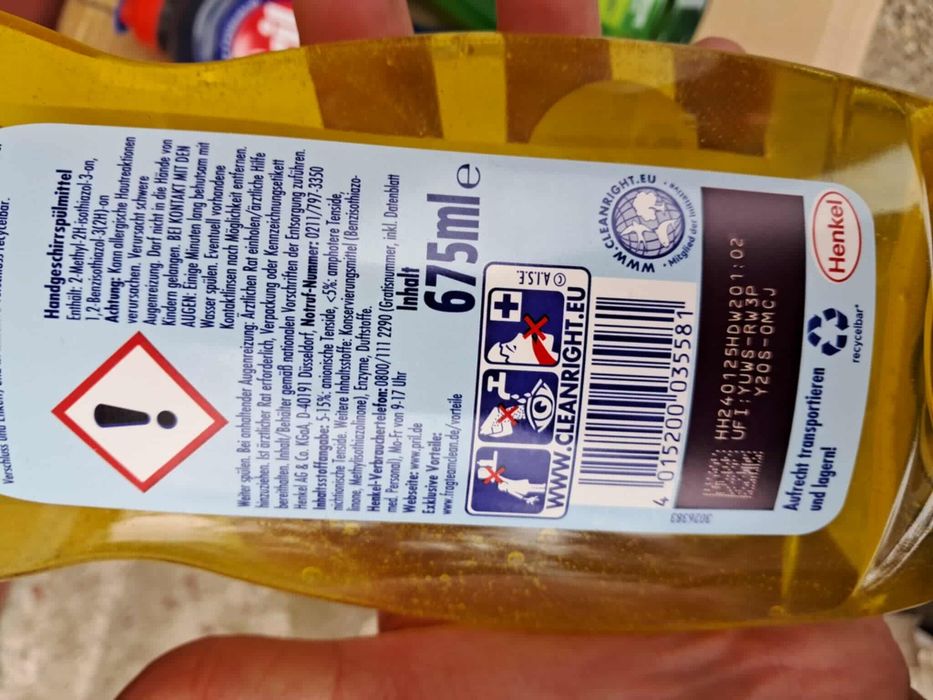 Płyn do mycia Naczyń Prill Niemiecki