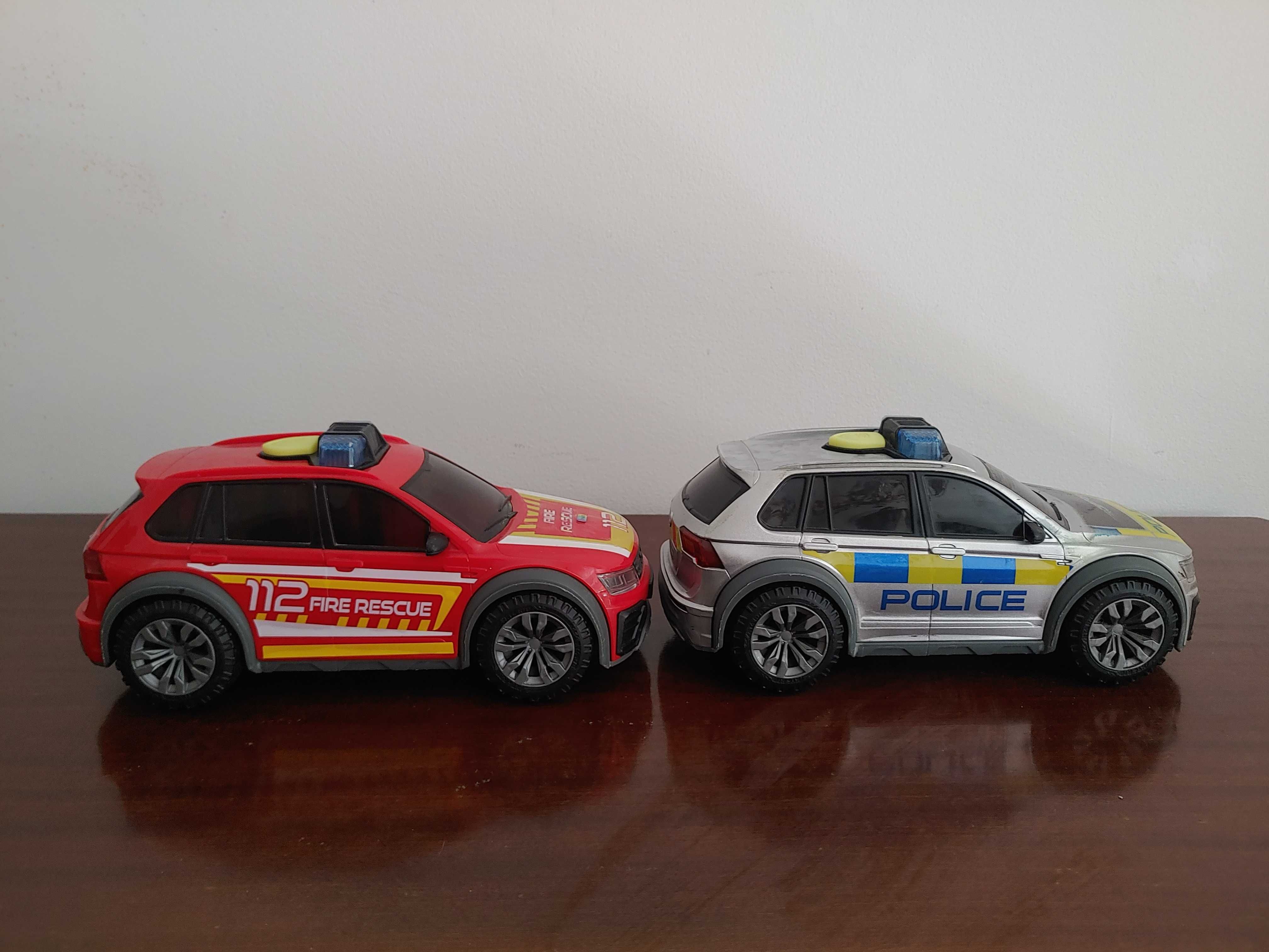 Carros de Policia com luz