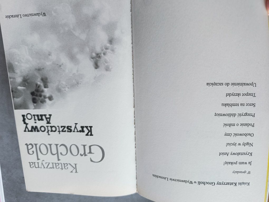 Katarzyna Grochola  "Kryształowy anioł"