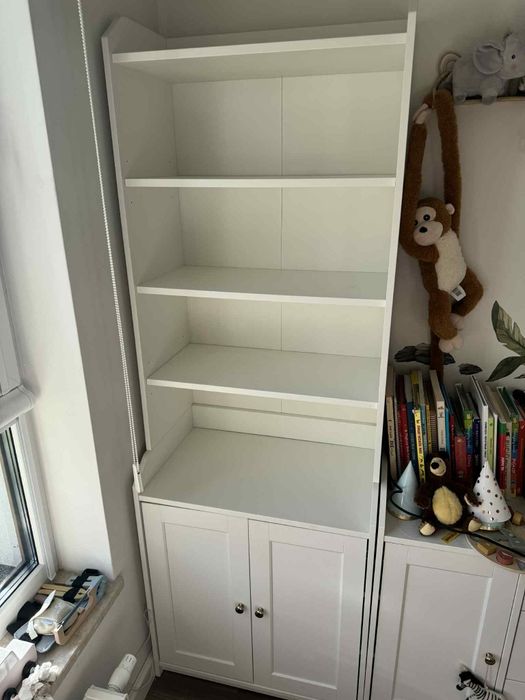 Szafka wysoka, regał ikea HAUGA biała