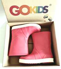 Kalosze 31 Go Kids Smyk dziewczęce różowe lekkie buty deszcz gumowce