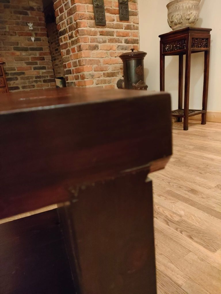Stolik kawowy , pod telewizor 100 letnie pełne drewno