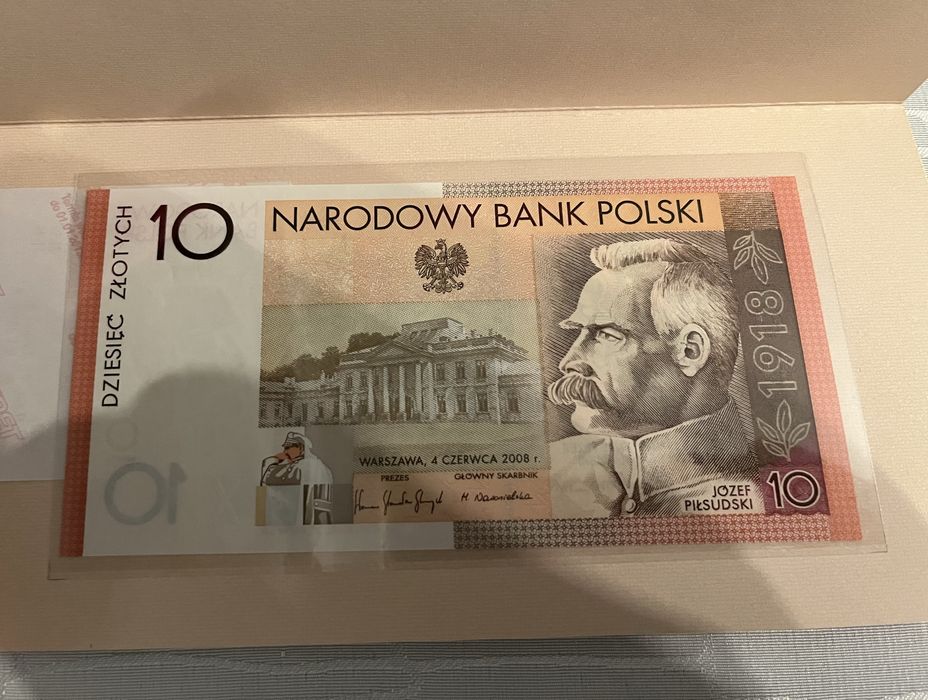 Józef Piłsudski 10 zl banknot kokekcjonerski