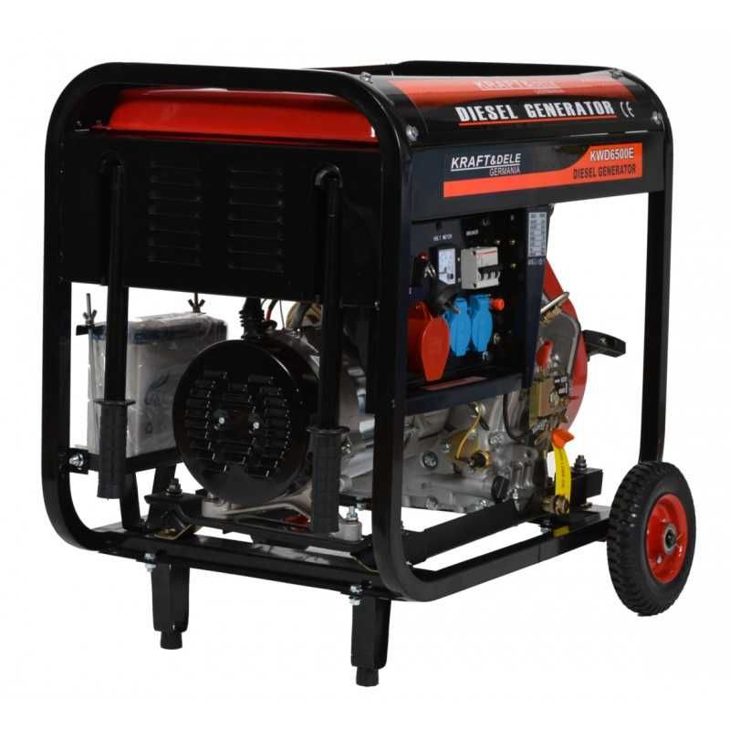 KRAFT&DELE generator prądotwórczy agregat DIESEL 6500W 400V  KD120