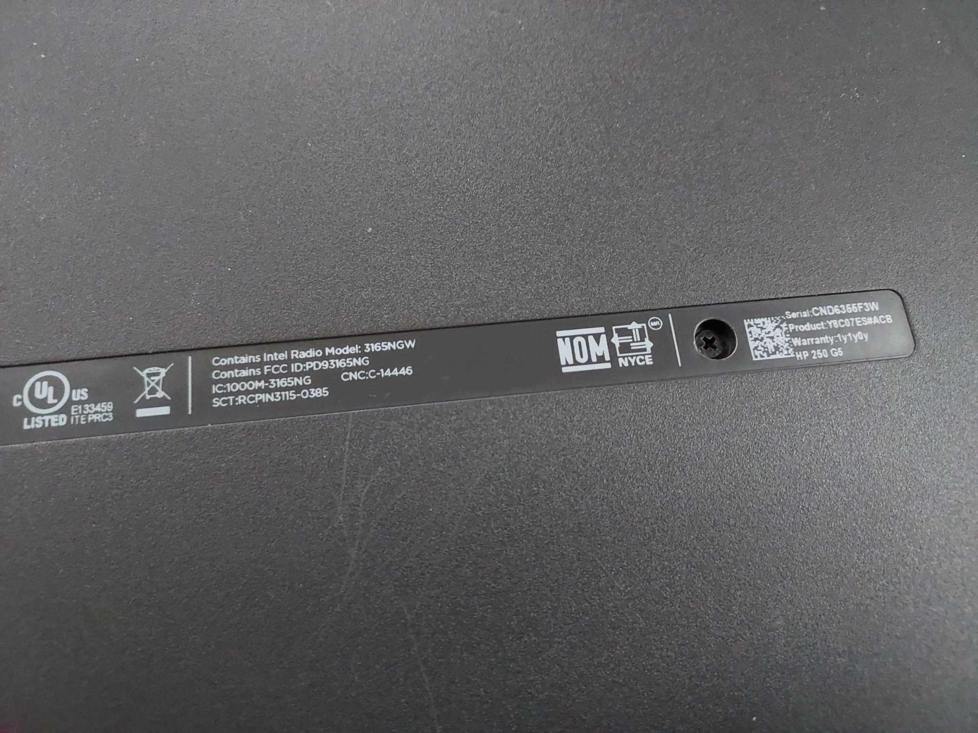 Ноутбук HP 250 G5 (Hewlett-Packard) НЕ ПРАЦЮЄ, Битий корпус