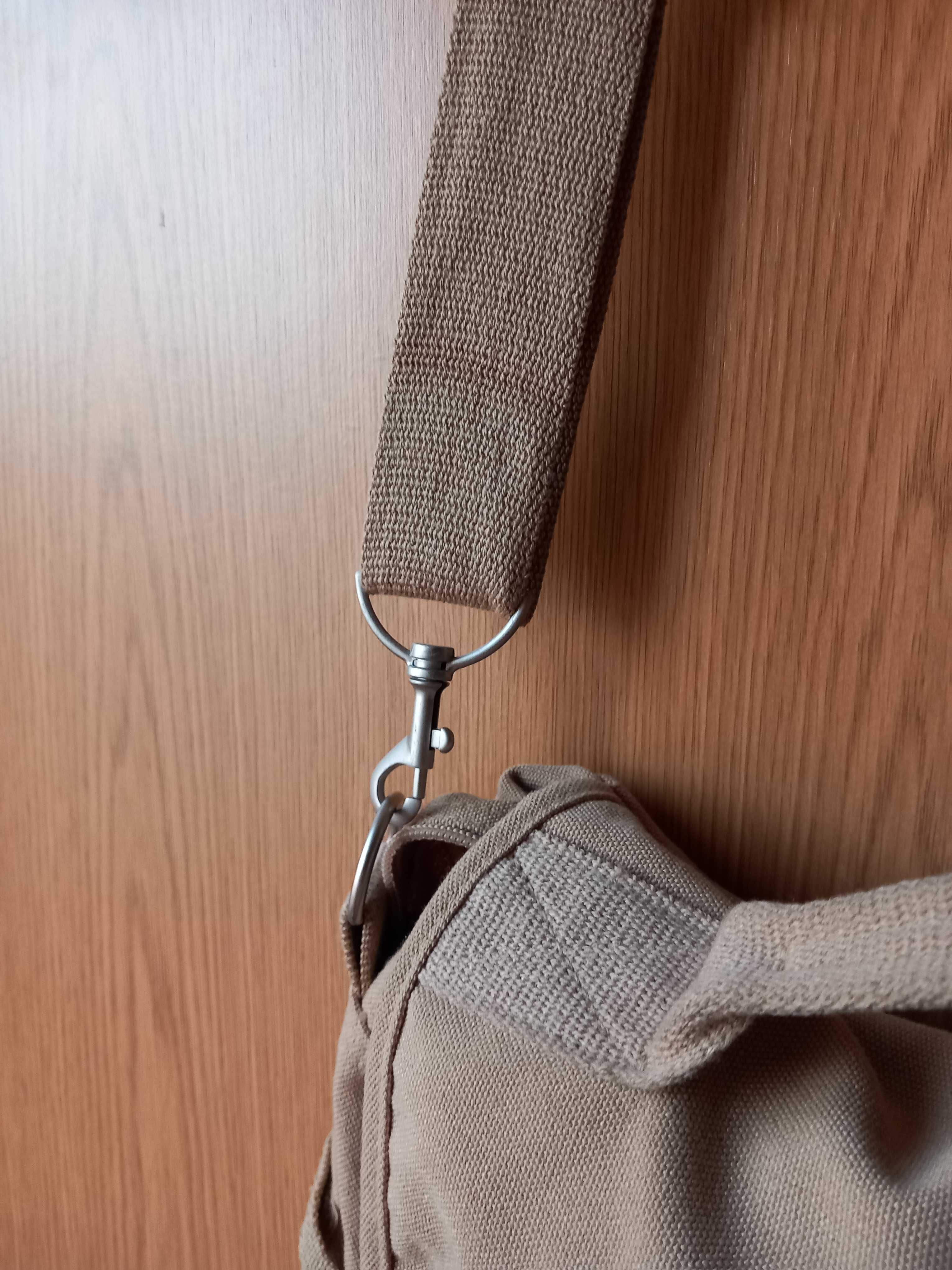 Mala/Bolsa "BERG" Camel - Excelente Estado