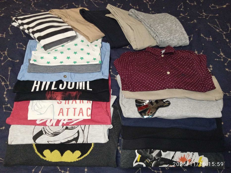 Ubrania dla chłopca 122/128