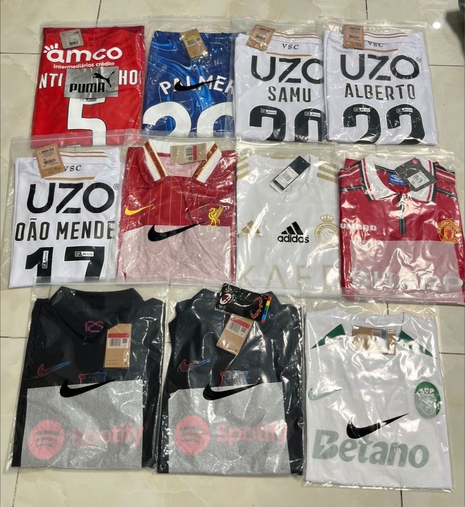 Camisolas futebol