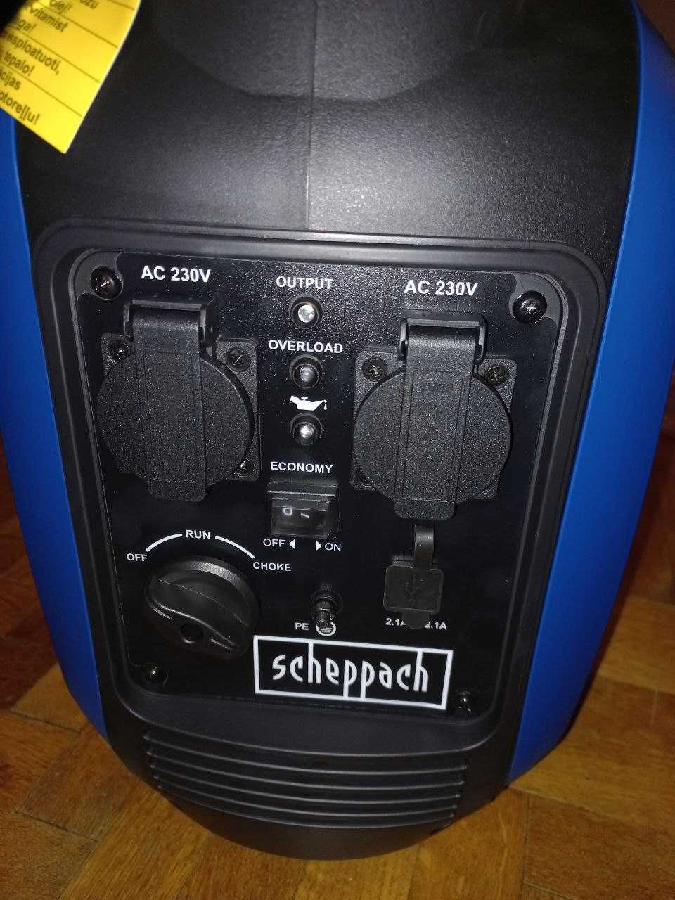 Інверторний бензиновий генератор Scheppach SG2500I 2,0 кВт