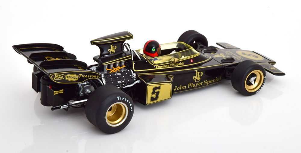 Lotus 72D "JPS" Fittipaldi #5 GP Spain 1972 Campeão do Mundo - 1/18