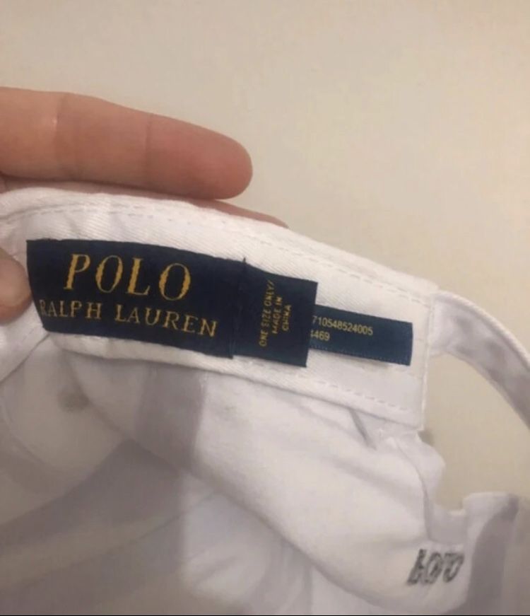 Boné branco Ralph Lauren