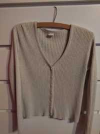 Sweter popielowy melanż XL
