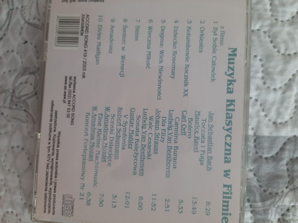 Marzenia miłosne i Muzyka klasyczna w filmie CD