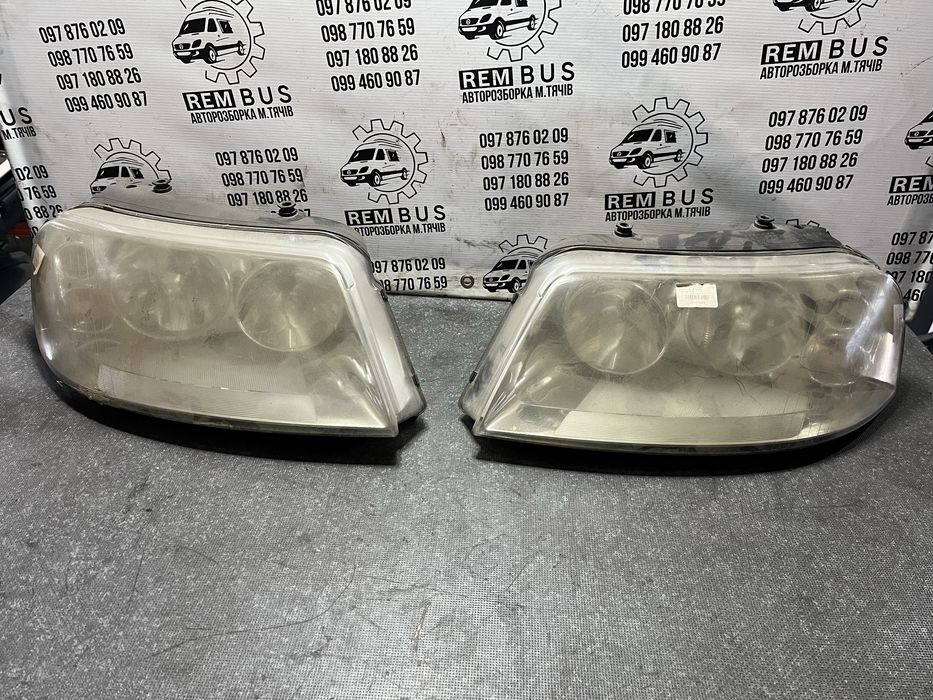 Фари передні шаран, фонарь правий лівий вольцваген шаран, vw sharan