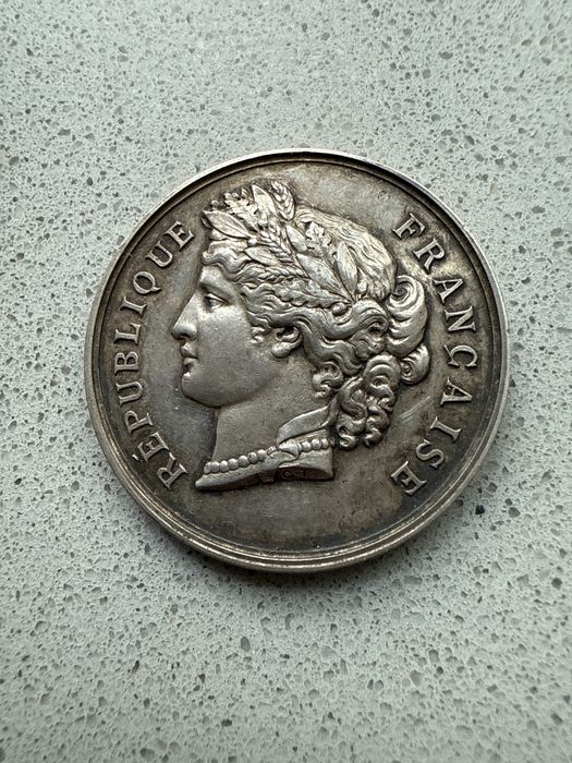 Medal francuski z 1911 roku srebro