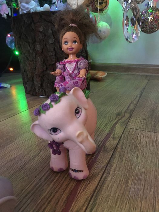 Zestaw enchantimals słoń elephants+ lalka na słoniu