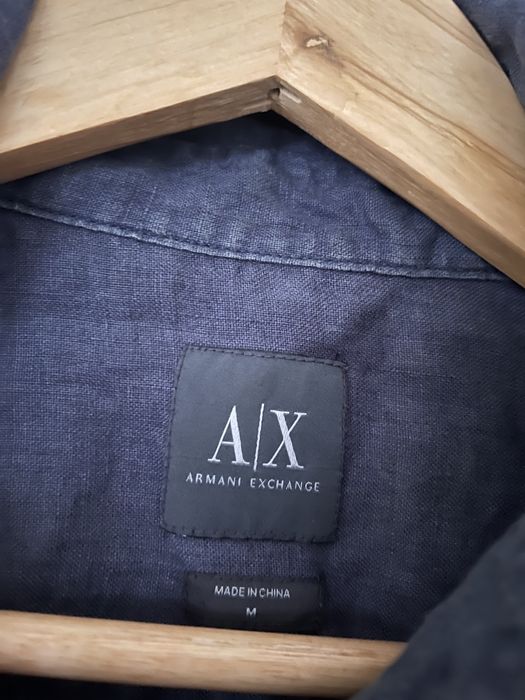 Armani Exchange koszula lniana M męska