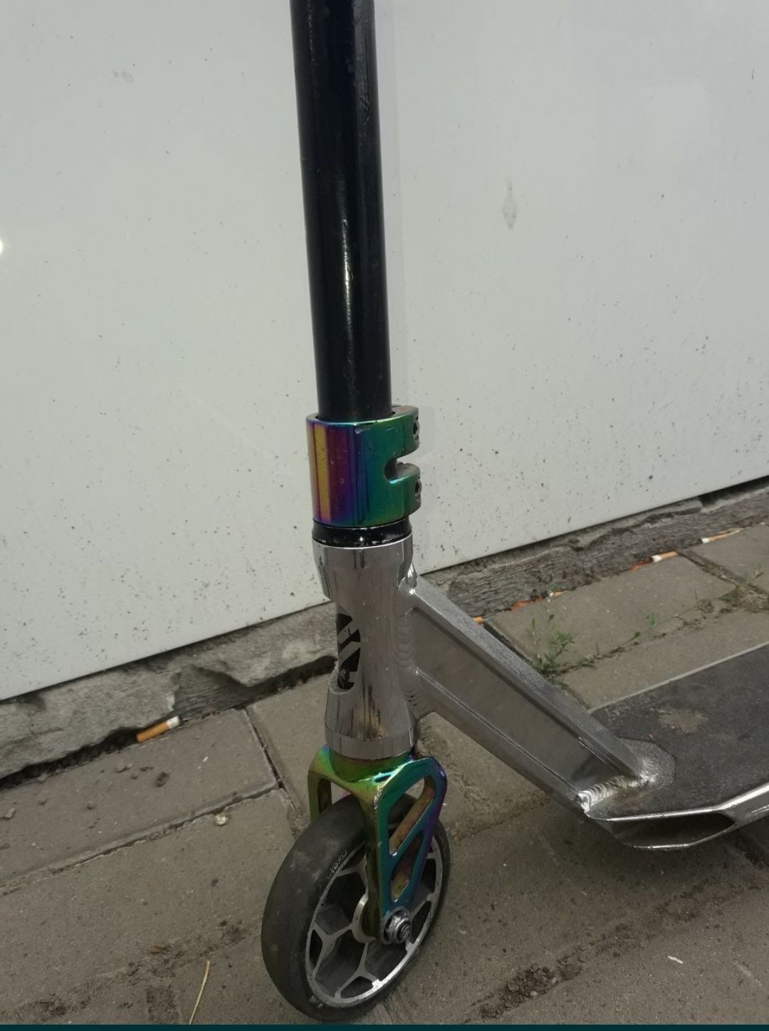 Самокат трюковой Oxelo Freestyle MF 3.6 V5 (хром).