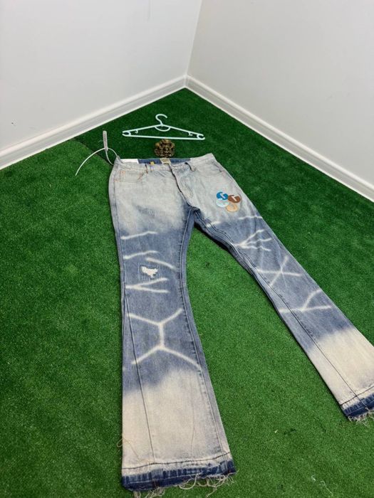 Джинси gallery dept  flared |  гелері  депт флеєр chrome hearts