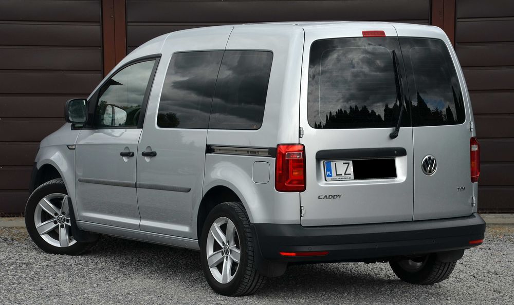 Volkswagen Caddy IV 2.0TDI 102KM Zarej w PL Osobowy Klimatronic Serwis