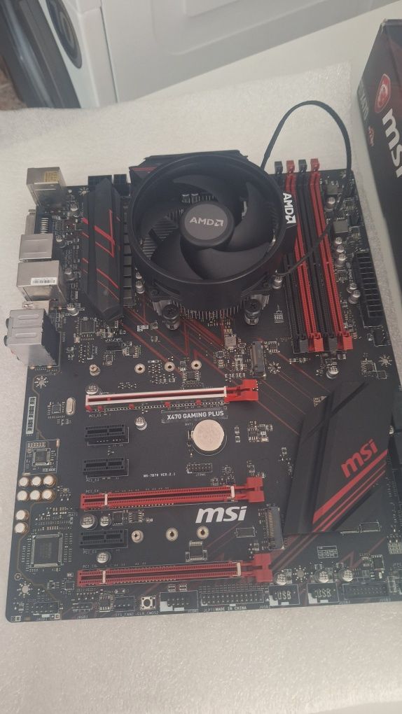 Bundle processador, board e cooler Amd