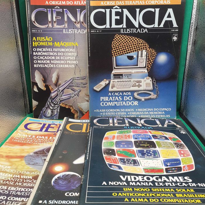 Livro - REF SD - Lote de Revistas de Ciência Ilustrada (ler descrição)