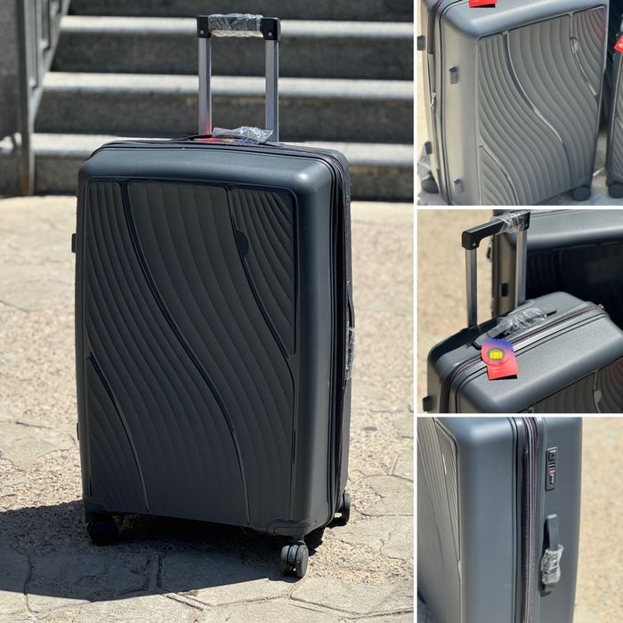 Разные размеры и модельки!Чемодан полипропилен на колесах,валіза,сумк