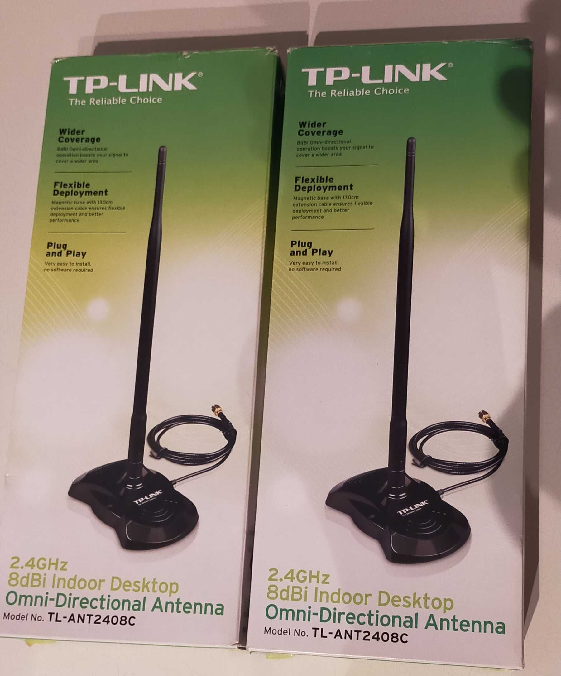 2 Antenas Omni-direcional Interna de mesa e 1 D-Link Adaptador