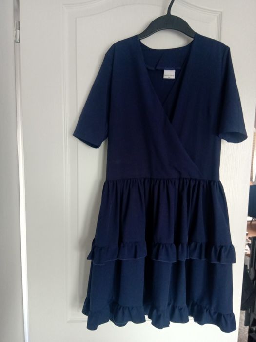 Pakuten Bluzka , sukienka z falbanką