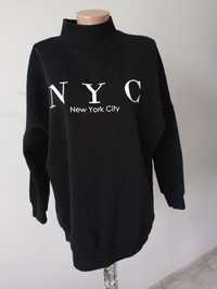 Czarny sweter oversize NYC marka NYC