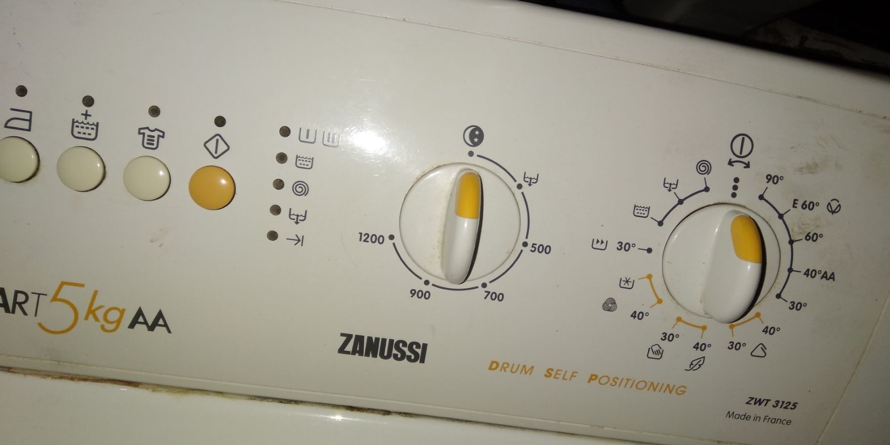 Пральна зануссі zwt 3125 по запчастинах