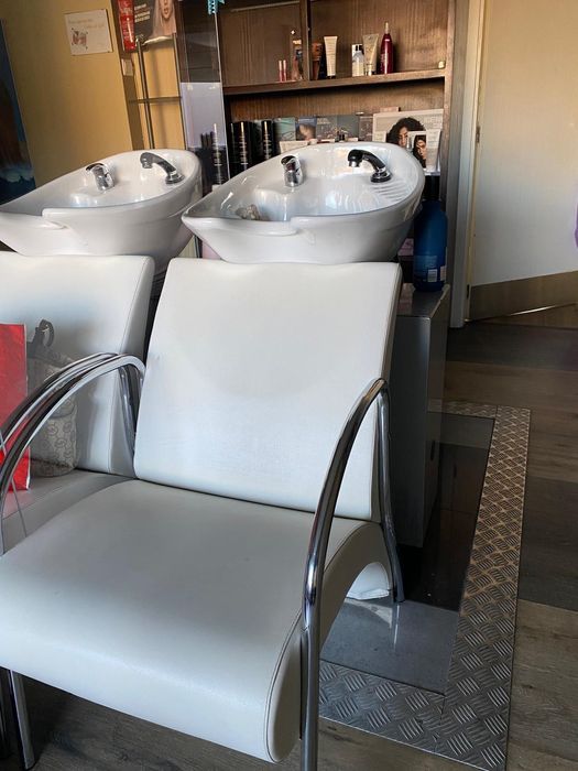 2 lava cabeças+ cadeiras