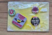 Nowe przypinki vintage lata 90 gazeta Bravo pin znaczek retro