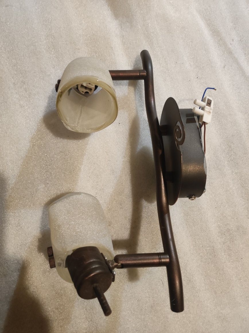 Metalowy kinkiet ścienny lampa sufitowa