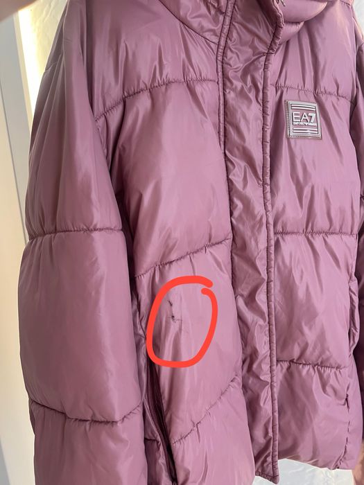 Жіночий пуховик Armani оригінал