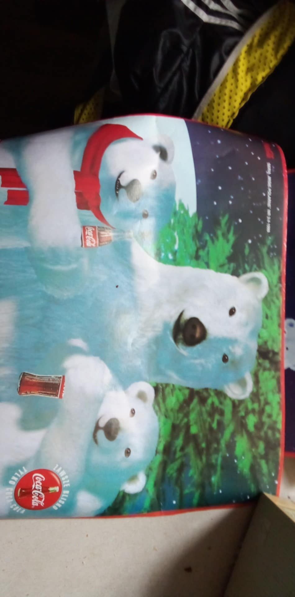 Plakaty Coca-Cola seria "Misie Polarne" nr.1,2,4/4