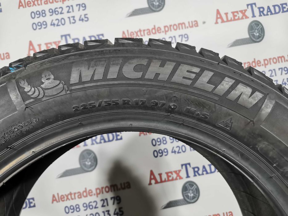 1 шт. 225/55 R17 Michelin X-Ice одна нова зимова шина