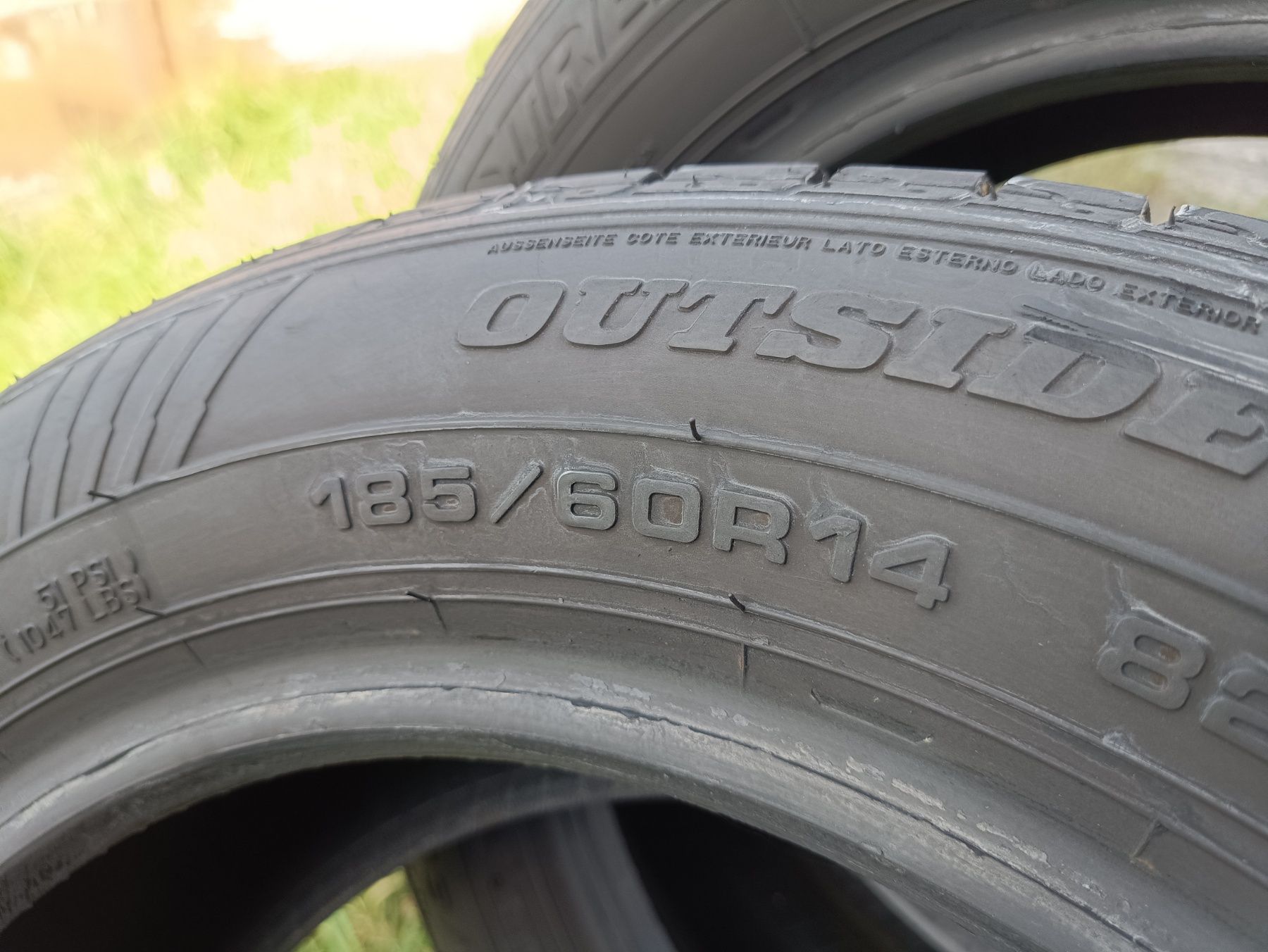 Літні шини Dunlop 185/60 R14 резина Р14