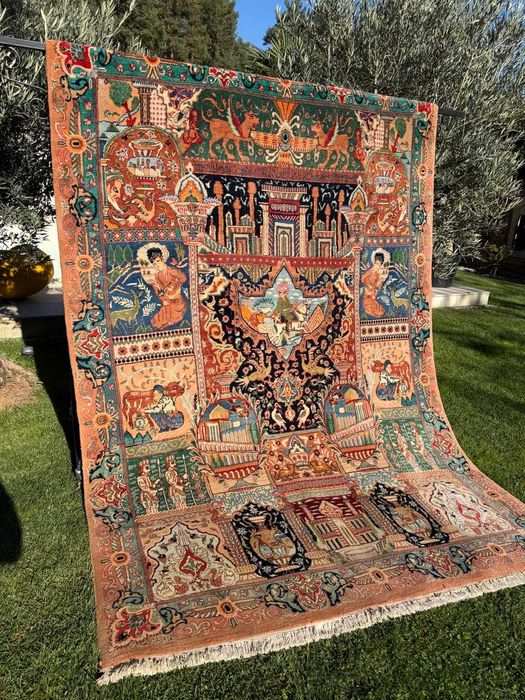 Dywan Perski R. Tkany kaszmirowy Kaschmar Figural 300x200 gal.31 tyś