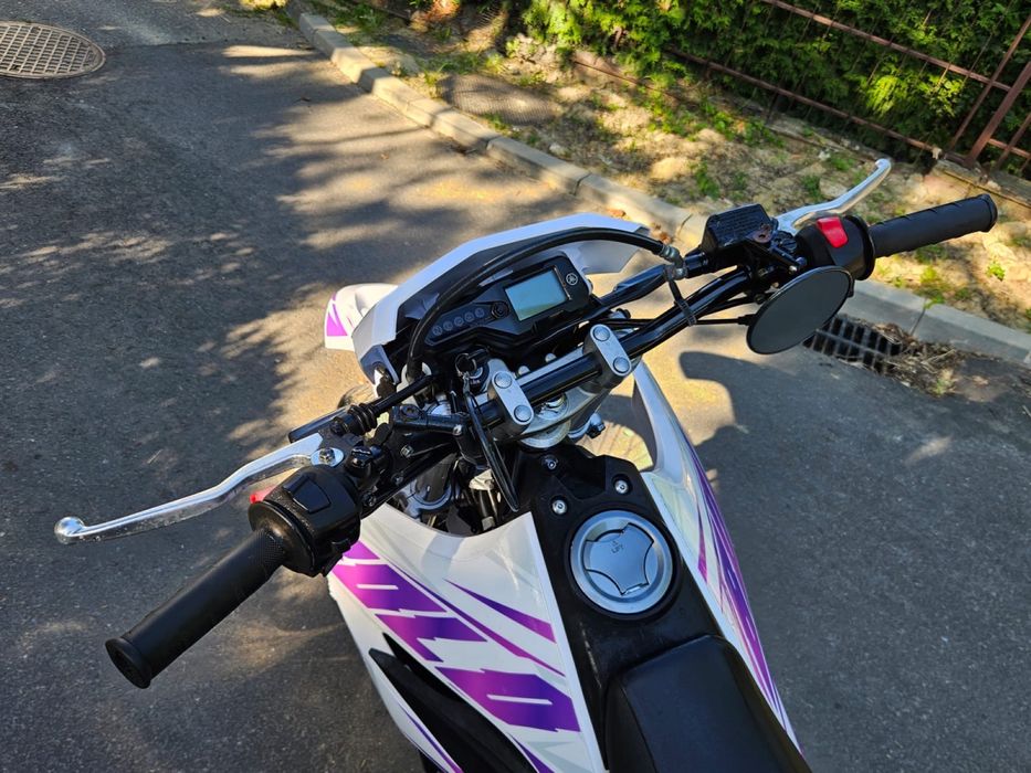 Yamaha wr 125 a1 b1 Leo Vince Zadbana Biała Idelana