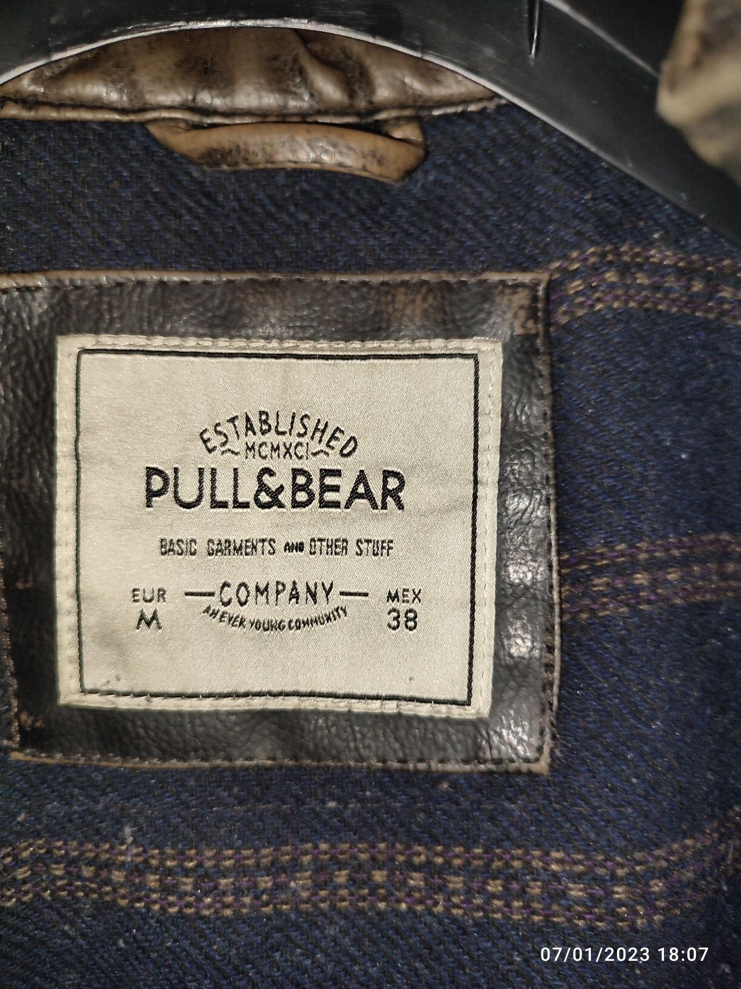 Casaco de homem Pull&Bear, M, castanho