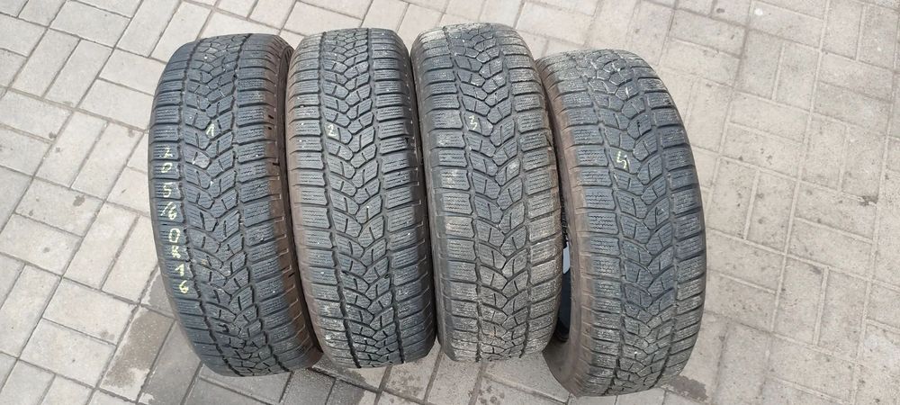 OPONY ZIMOWE 205/60R16 FIRESTONE WINTER HAWK 3 (4317) ZIMA KOMPLET