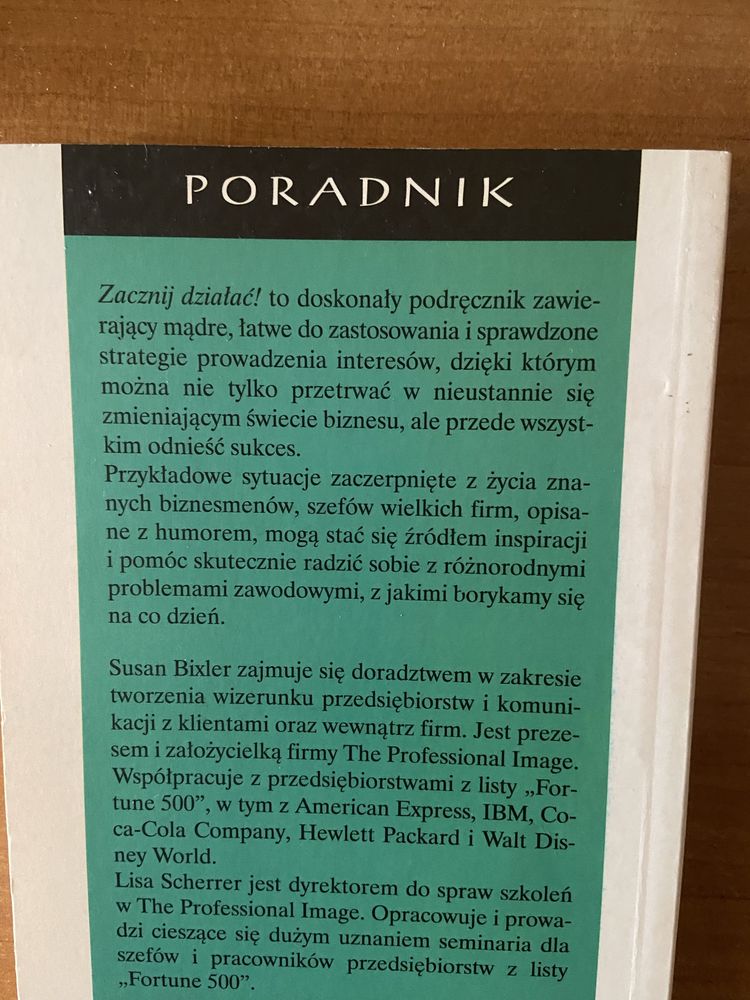 Zacznij działać Poradnik - Susan Bixler, Lisa Scherrer