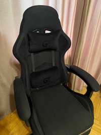Крісло для геймерів GT Racer X-2324 Fabric Black Suede