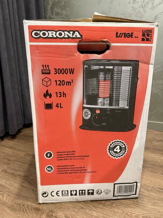 Портативний обігрівач (гасовий). Corona RX 3085 (гасовий, 3 кВт)